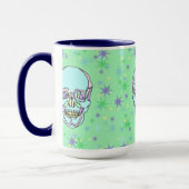 Crânes pastel et Stars Café Mug (Gauche)