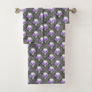 Crânes pourpres et série de tournesols Design 3