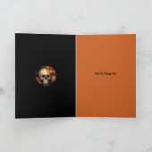 Crânes tactiles, Carte de voeux pliée 5" x 7" (Intérieur)