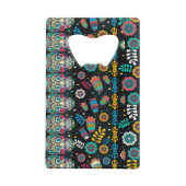 Crânes tribaux des Boho : motif coloré. (Dos)