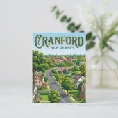Cranford New Jersey Briefkaart (Staand voorkant)