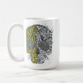 Crânio Estilo Colorido Koffiemok (Links)