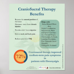 Craniosacrale therapievoordelen poster