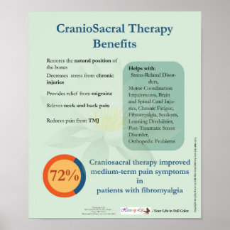 Craniosacrale therapievoordelen poster