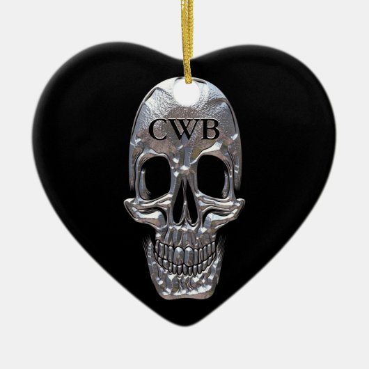 Cranium Sound Ghost Keramisch Ornament (Voorkant)