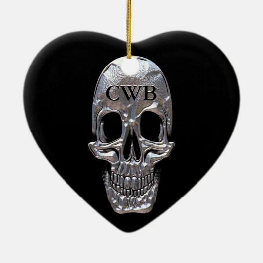 Cranium Sound Ghost Keramisch Ornament (Achterkant)