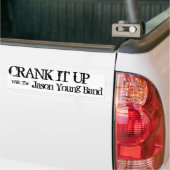 Crank het op Bumpersticker (Op Truck)