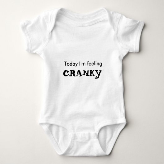 Cranky Baby T Romper (Voorkant)