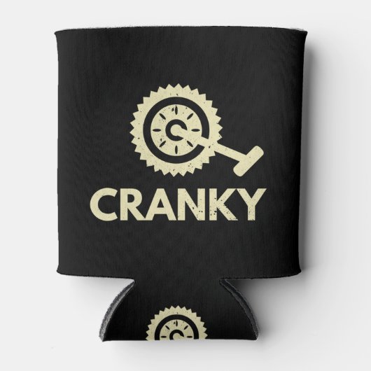 Cranky / Bicycle/ Cyclist Blikjeskoeler (Voorkant)