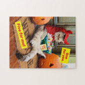 Cranky Devil Cat Legpuzzel (Horizontaal)