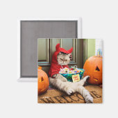 Cranky Devil Cat Magneet (Voorkant / Achterkant)