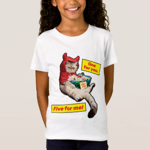 Cranky Devil Cat T-shirt