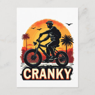 Cranky: Energize Your Ride - Leuk T-shirt voor fie Informatiekaartje