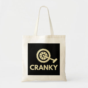 Cranky / fiets / cyclist tote bag