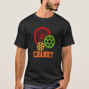 Cranky Fietsfiets Fietsen Fietsen Graphi T-shirt