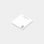 Cranky Grey Tabby Cat Custom Text Post-it® Notes (Schuin)