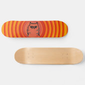 Cranky Grump Cat Skateboards, Skateboard Deck (Horz)