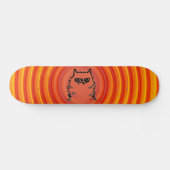 Cranky Grump Cat Skateboards, Skateboard Deck (Horz)