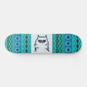 Cranky Grump Cat Skateboards, Skateboard Deck (Horz)