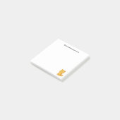 Cranky Orange Tabby Cat Custom Text Post-it® Notes (Schuin)