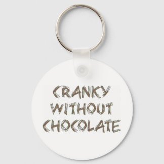 Cranky zonder chocolade sleutelhanger