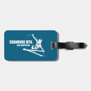 Cranmore Mountain Resort New Hampshire Skier Bagagelabel