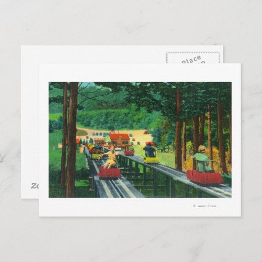 Cranmore Mountain Ski-Mobile in Summertime Briefkaart (Voorkant / Achterkant)