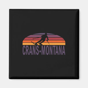 Crans-Montana Zwitserse Alpen Zwitserland Ski Snow Magneet
