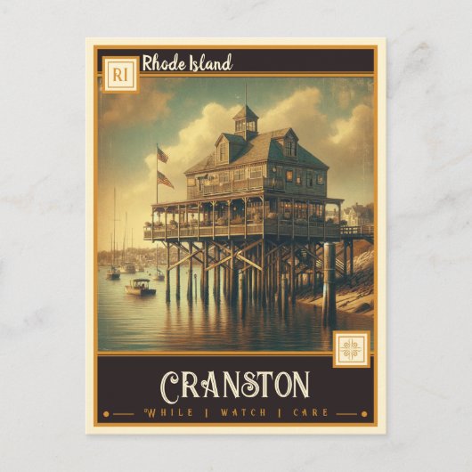 Cranston, Rhode Island | Briefkaart (Voorkant)