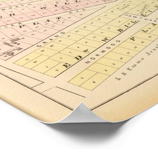 Cranston, RI Map Poster (Hoek)