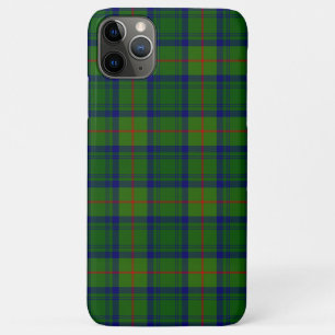 Cranstoun tartan green blue plaid iPhone 11 pro max hoesje