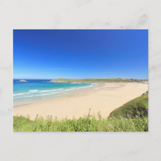 Crantock Bay Briefkaart (Voorkant)