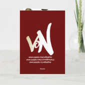 Crap... Feestdagen Kaart (Achterkant)