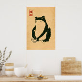 Crapaud Grincheux A3 A4 Impression d'Art Mat. Arti (Cuisine)