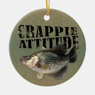 Crappie Attitude Keramisch Ornament