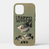 Crappie Attitude Pêche Coque-Mate coque iphone (Verso)
