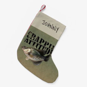 Crappie Attitude Vist Kleine Kerstsok