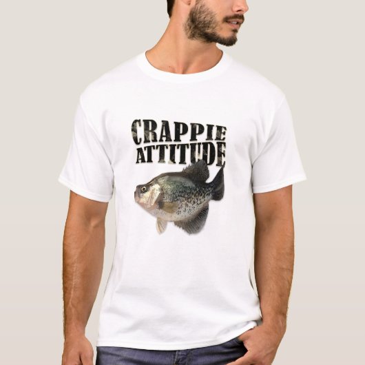 Crappie Attitude Vist T-shirt (Voorkant)