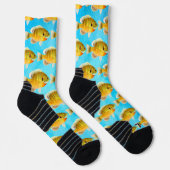 Crappie Fish en Blue Water Socks Sokken (Rechts)