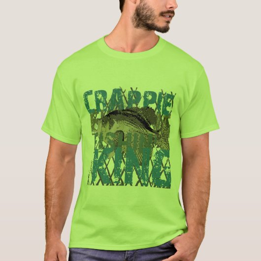 Crappie Fishin' King T-shirt (Voorkant)