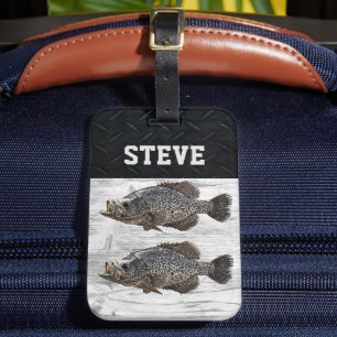 Crappie Gevist Trip Cool Naam Angler Bagagelabel