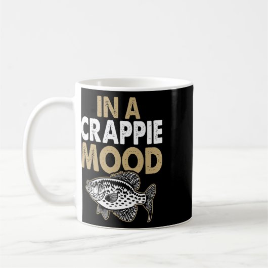 Crappie vissen in een Crappie stemming Koffiemok (Links)