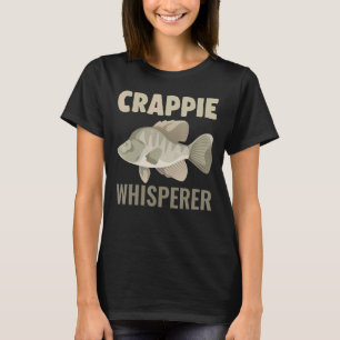 Crappie Vist Vis zoetwatervissers T-shirt