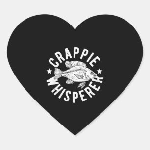 Crappie Whisperer - Vis Hart Sticker