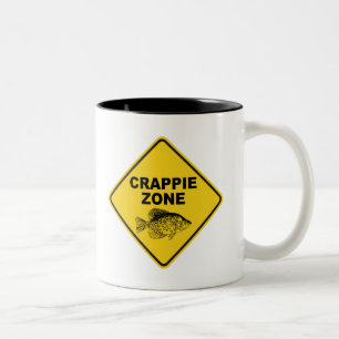 Crappie Zone Tweekleurige Koffiemok
