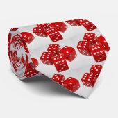 Craps Anyone Tie Stropdas (Opgerold)
