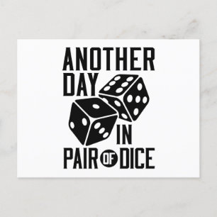 Craps Casino op een andere dag in de lucht van Dic Briefkaart