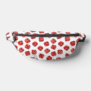 Craps Casino Red Dice Patroon Heuptasje