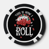 Craps Dit is hoe ik rol Poker Chips (Achterkant)