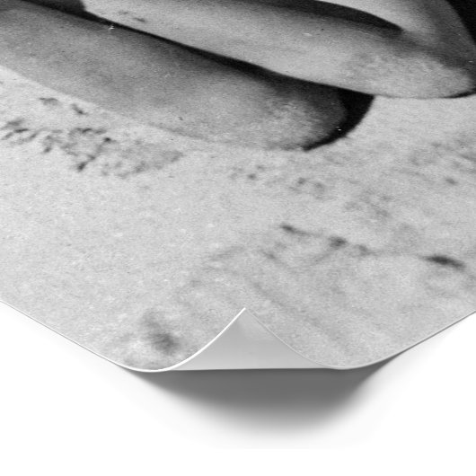 Craps in de zand, jaren '40 poster (Hoek)